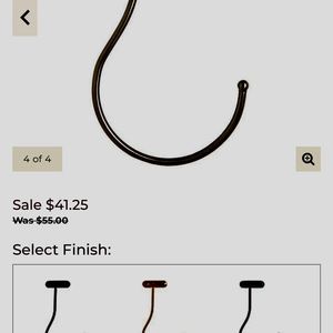 Ballard pewter drapery tiebacks